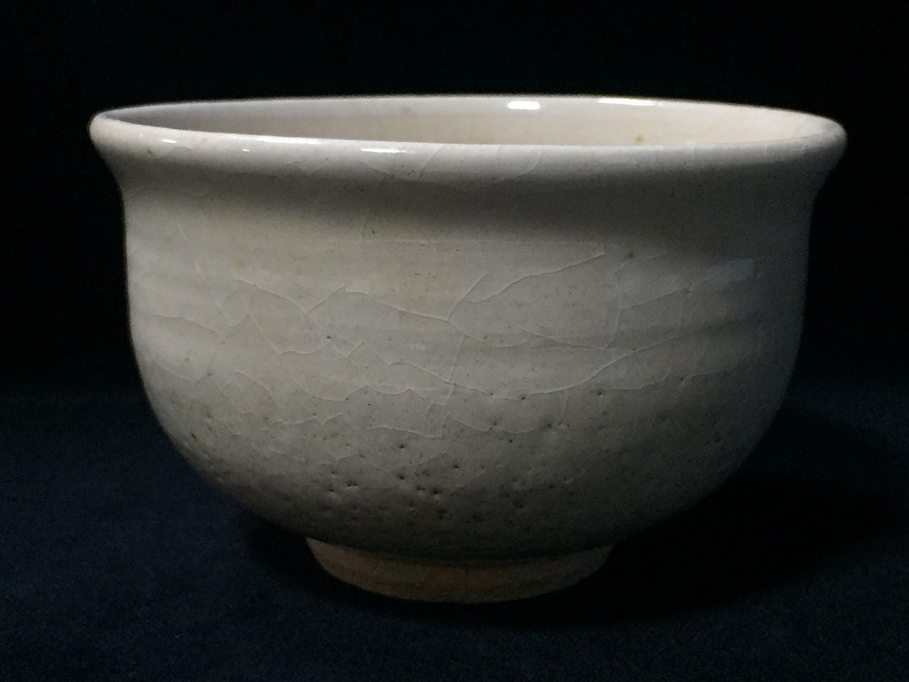 S1547 日本製陶器 茶道用 茶碗 カップ 茶碗 ヴィンテージ 抹茶