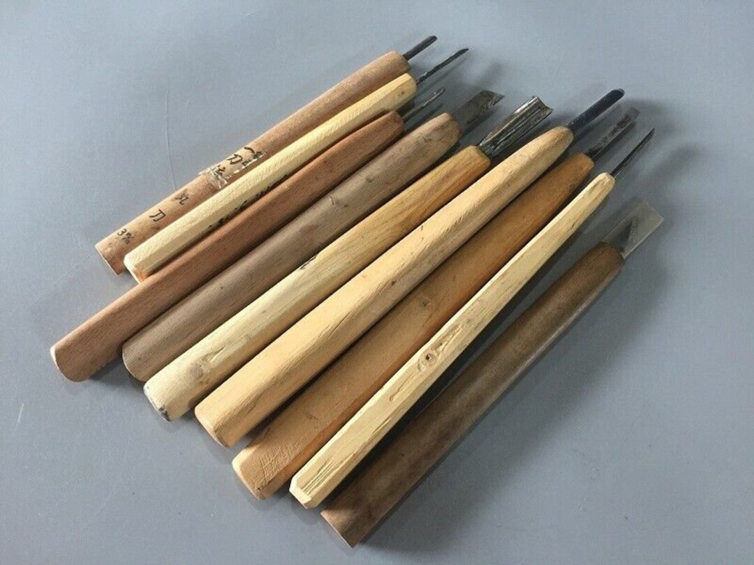 B1146 Japanese Chisel Set CHOKOKUTO Vintage Wood Working Tool Etsy