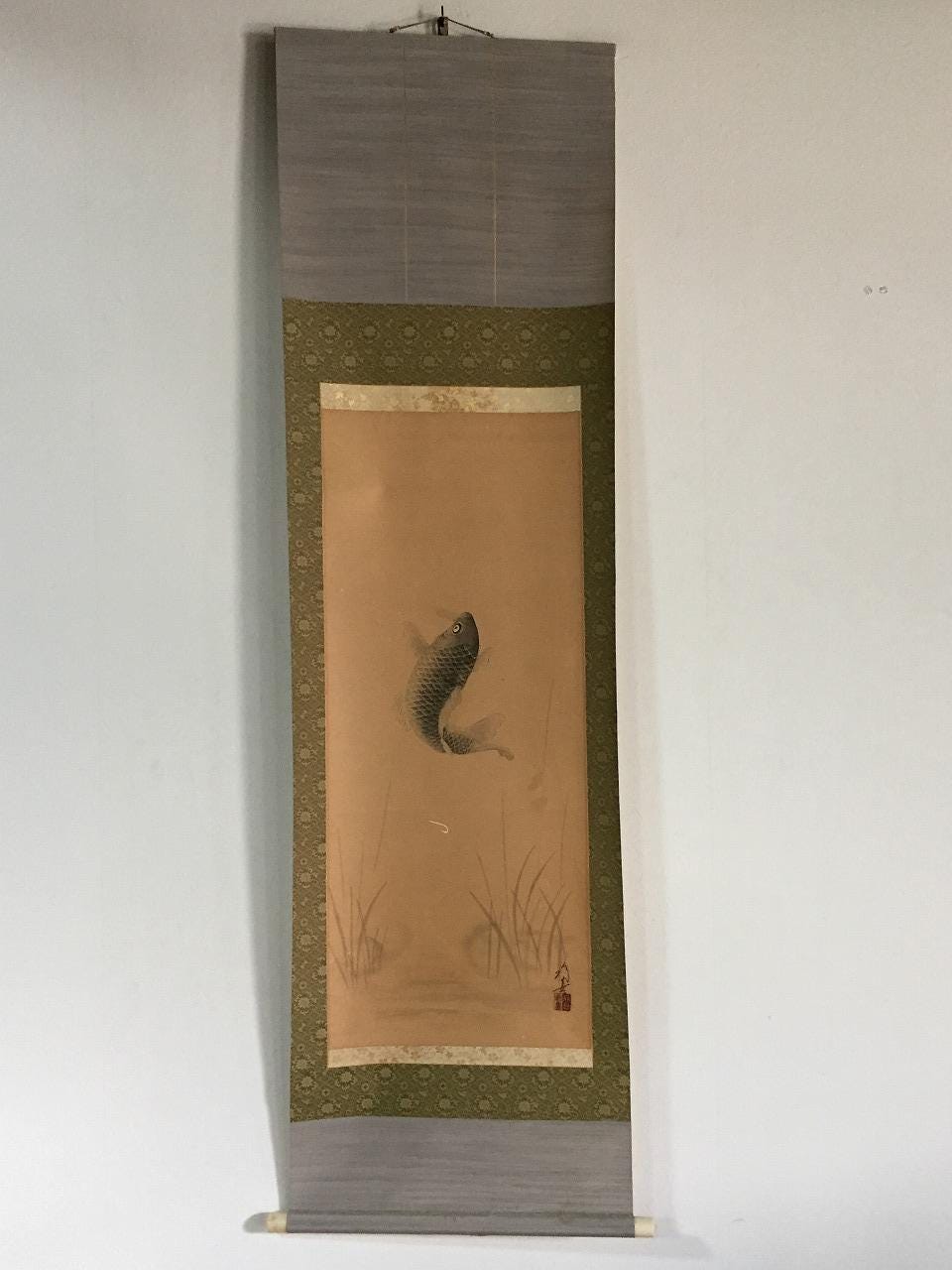 掛け軸の鯉 - Etsy 日本
