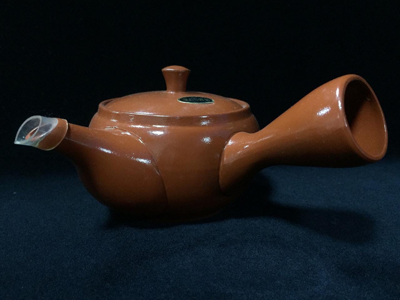 N1015 Vintage Tokoname Ware Red Clay Kyusu Teapot Japanese Pottery