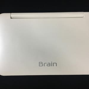 H0652 Japanese Vintage Sharp Brain Color LCD Electronic Dictionary with Case　※Operation not confirmed. It is a rechargeable type.