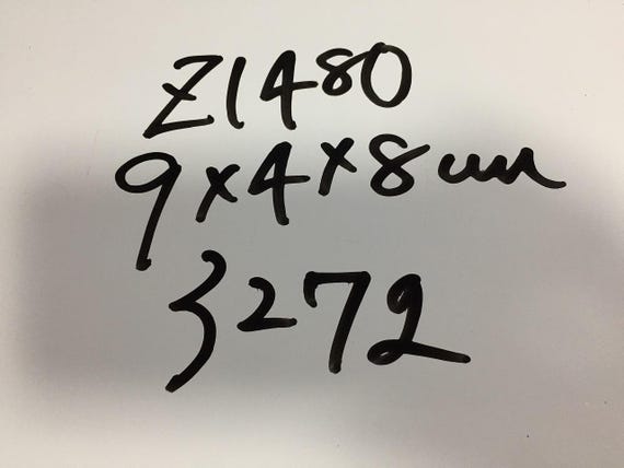 置物 Bell stone Y8620 OKIMONO Green viewing stone wooden stand Japan antique decor