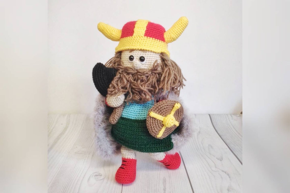 Doll viking nordic/Viking amigurumi/ Boy Viking/Viking decor Etsy