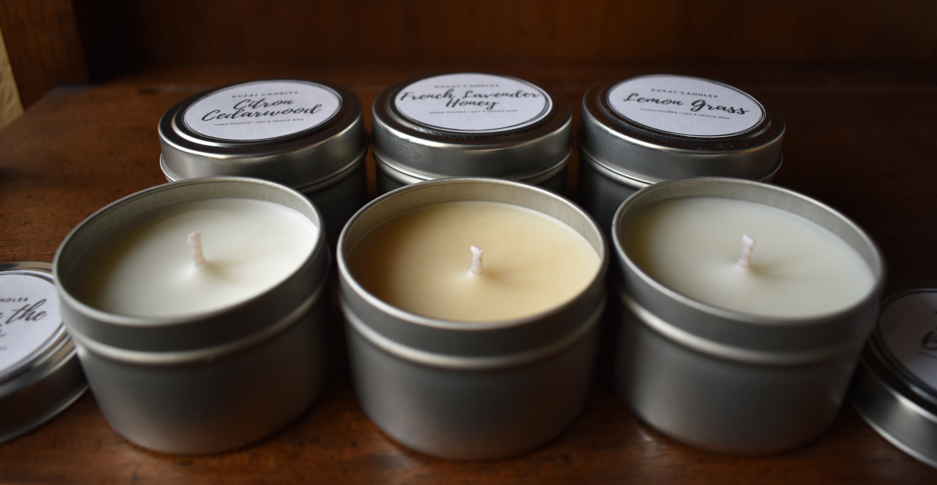 4oz Tin Candles 20 candle BULK Perfect for Housewarming Etsy