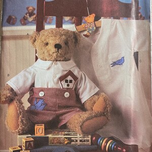 Butterick 3683 Bear & Clothing