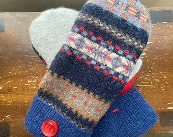 Upcycled Cashmere/ Wool Sweater Mittens