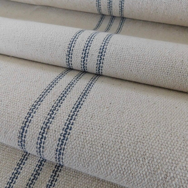 French Country 9 Stripe Grain Sack Fabric