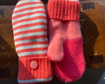 Upcycled Cashmere/ Wool Sweater Mittens