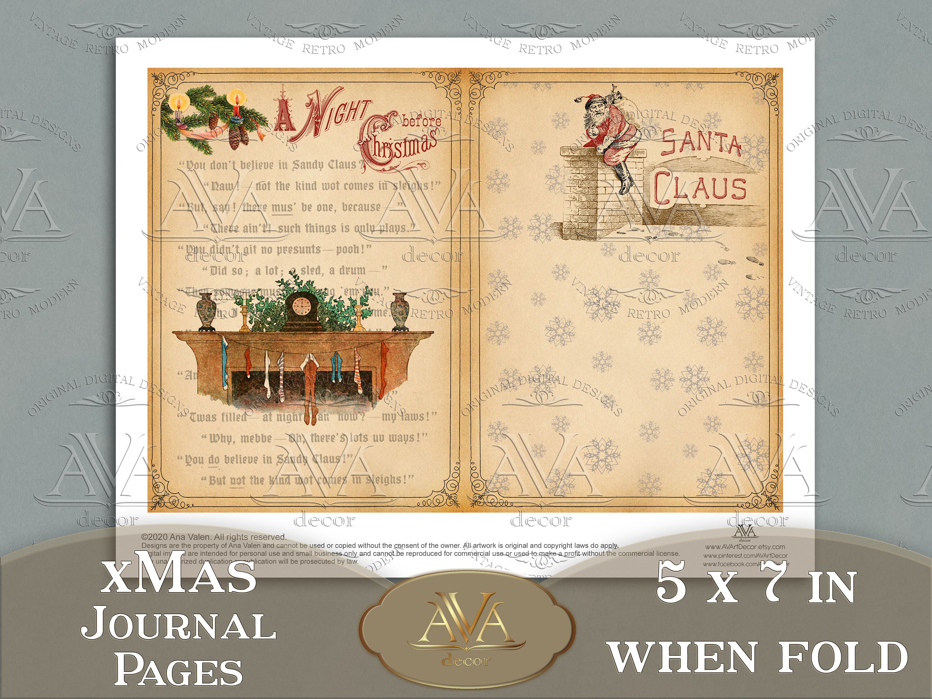 Christmas Journal Pages 5x7 In Printable Shabby Pages Digital Etsy christmas-journal-pages-5x7-in-printable-shabby-pages-digital-etsy