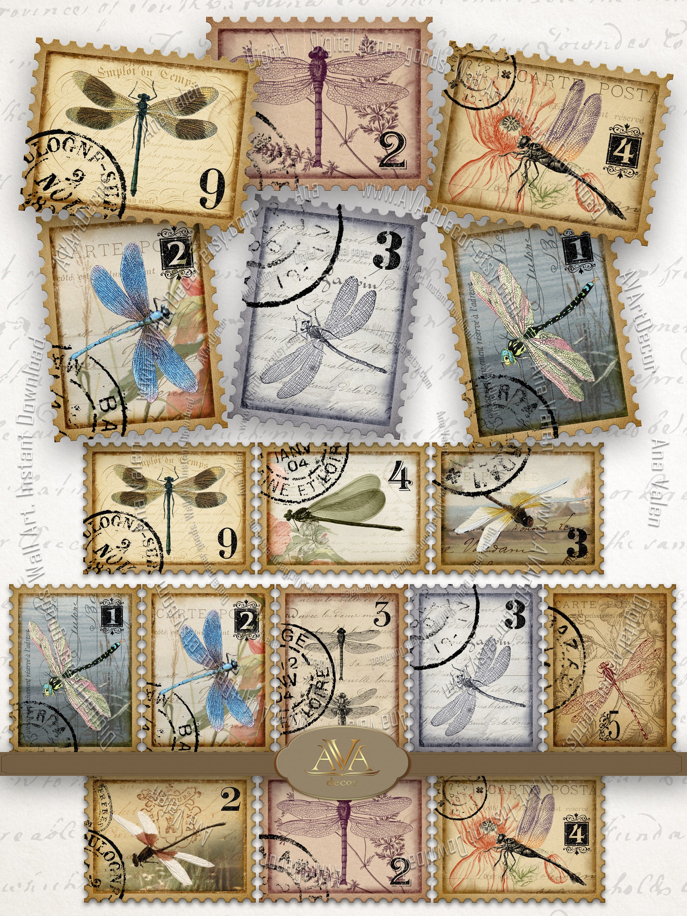 Printable Postage Stamps Printable Postage Stamps