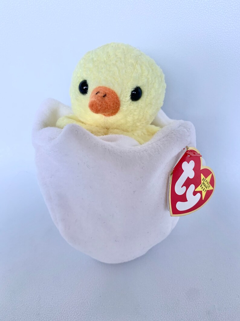 Vintage Rare TY Eggbert Beanie Baby Collectible With Errors - Etsy