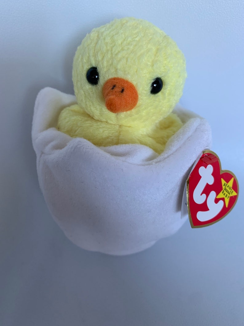Vintage Rare TY Eggbert Beanie Baby Collectible With Errors - Etsy