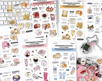 Hojas de pegatinas "Dear Diary" de Papermore para diarios, agendas y álbumes de recortes