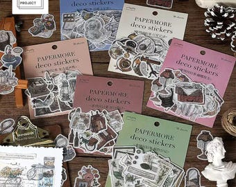 Paquete de pegatinas de papel washi Papermore para diarios, agendas y álbumes de recortes