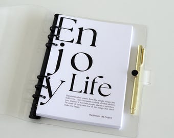 Insertos para agenda minimalista: tamaños A5, A6 y de bolsillo (PDF)