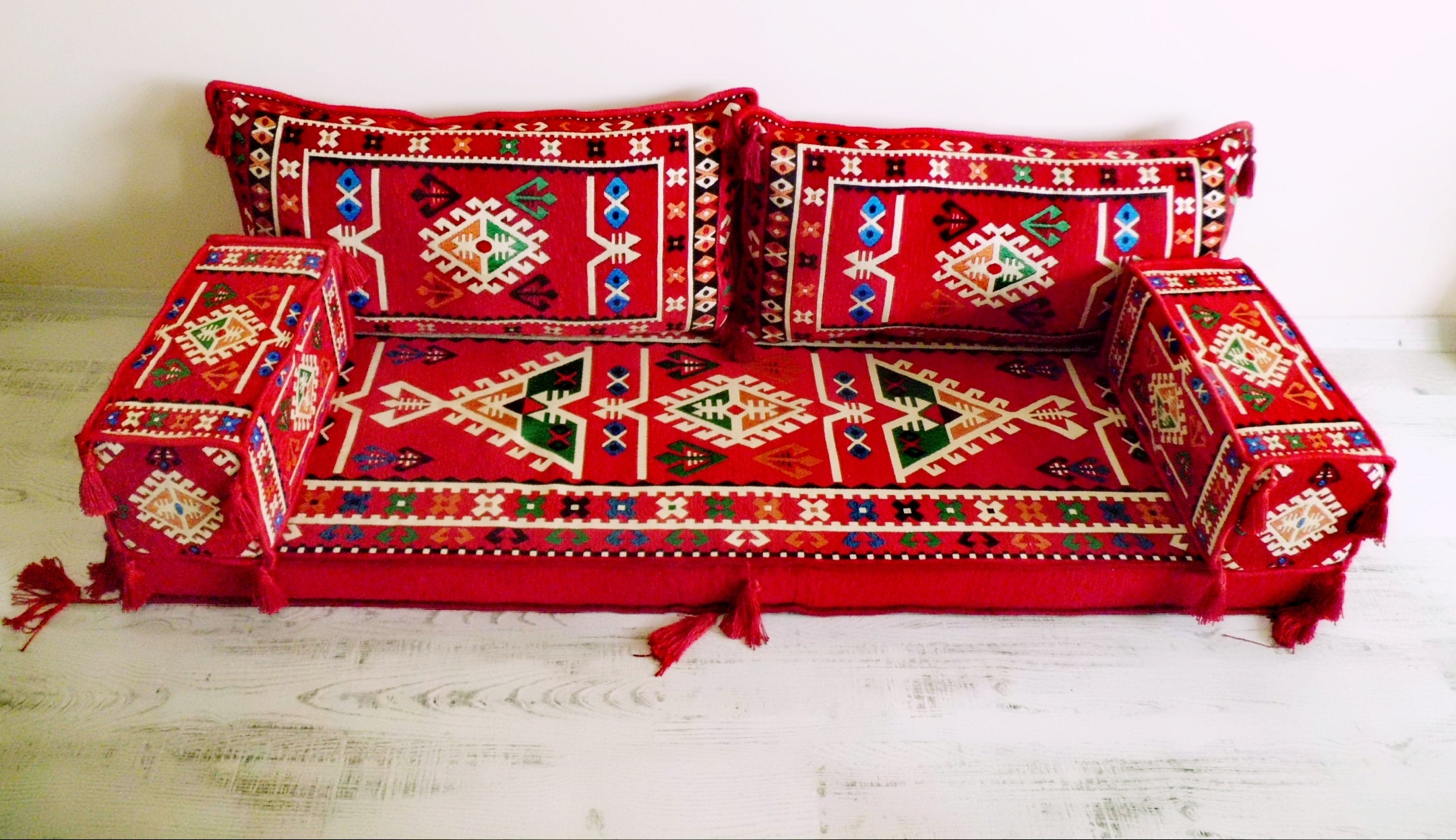 Zeugma Oriental Style Floor Seating Sofa Set Arabic Jalsa Set Etsy
