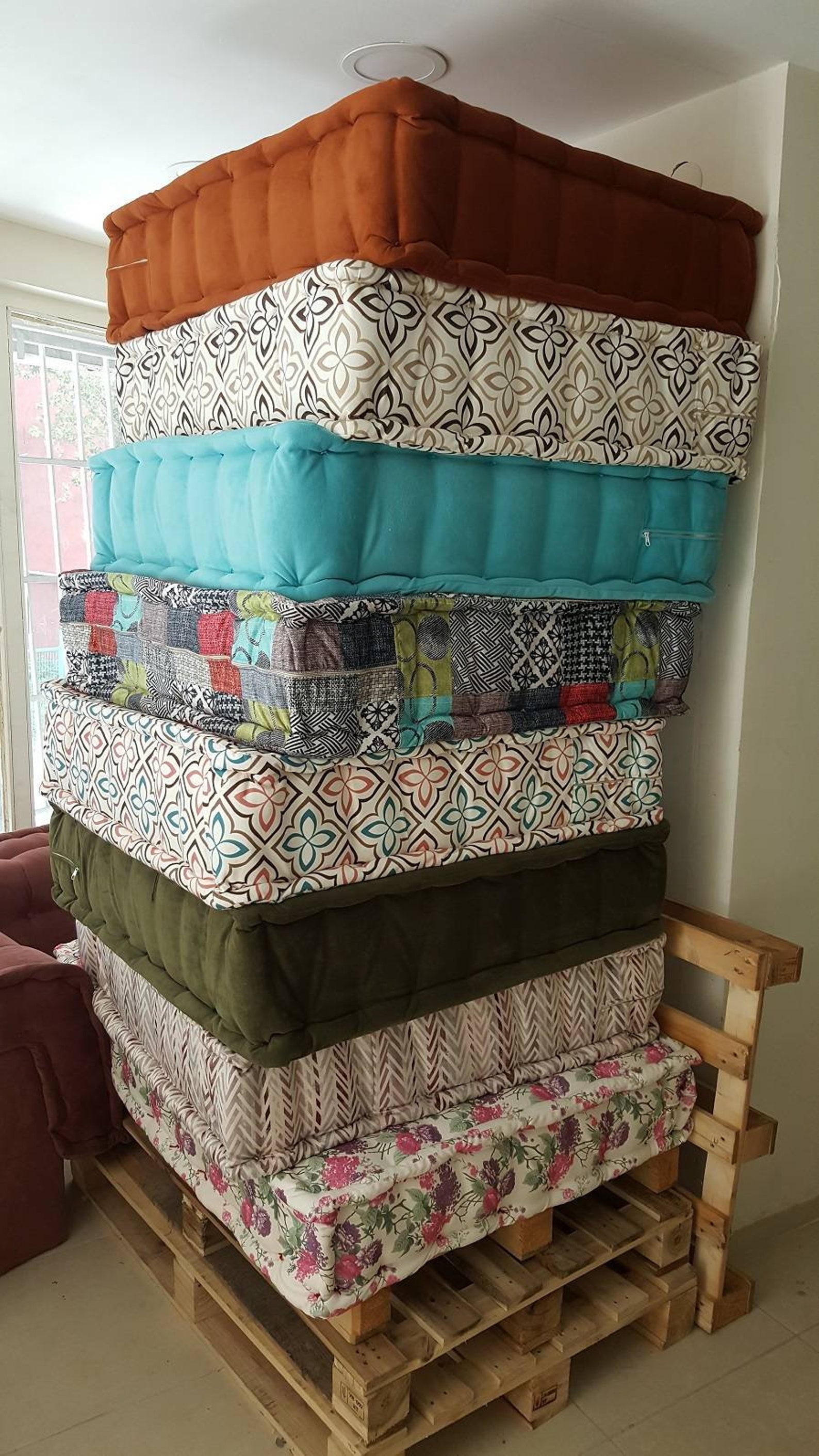 Bunte Boden Sofa arabische majlis arabische Bodenbestuhlung | Etsy