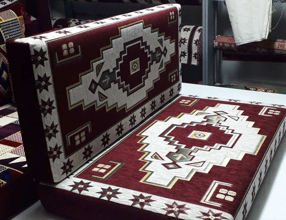 Arabic Style Oriental Jalsa Cushions Arabic Majlis Jalsa Set Etsy