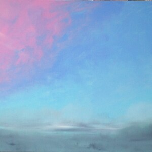 An original abstracted landscape painting