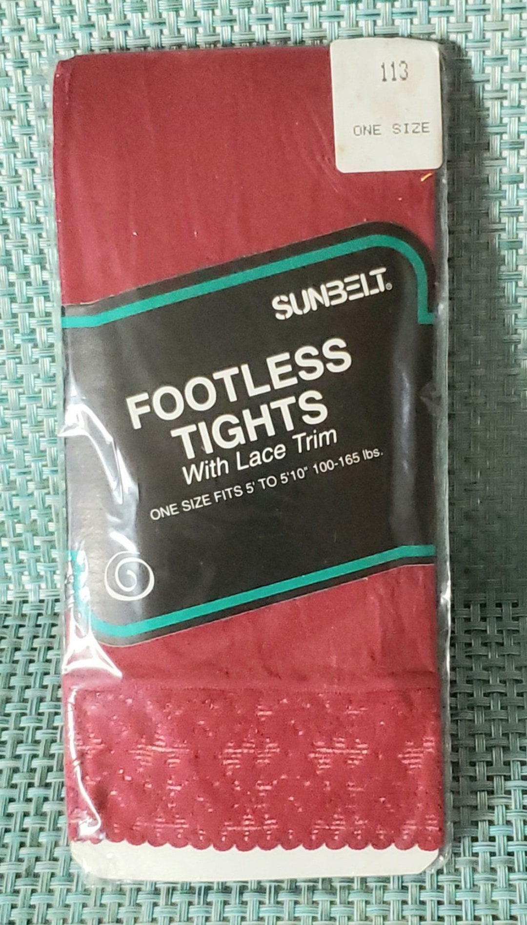 Vintage NOS Sunbelt Sportswear Ladies Maroon Footless Nylon Etsy