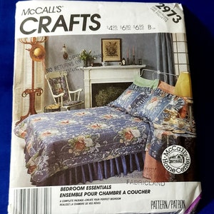 Vintage McCalls Crafts Pattern 2973 Rocking Chair Pad