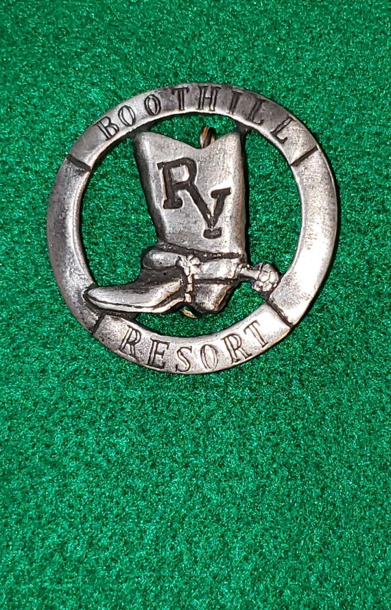 Pewter Boothill RV Resort Souvenir Advertising Br… - image 1