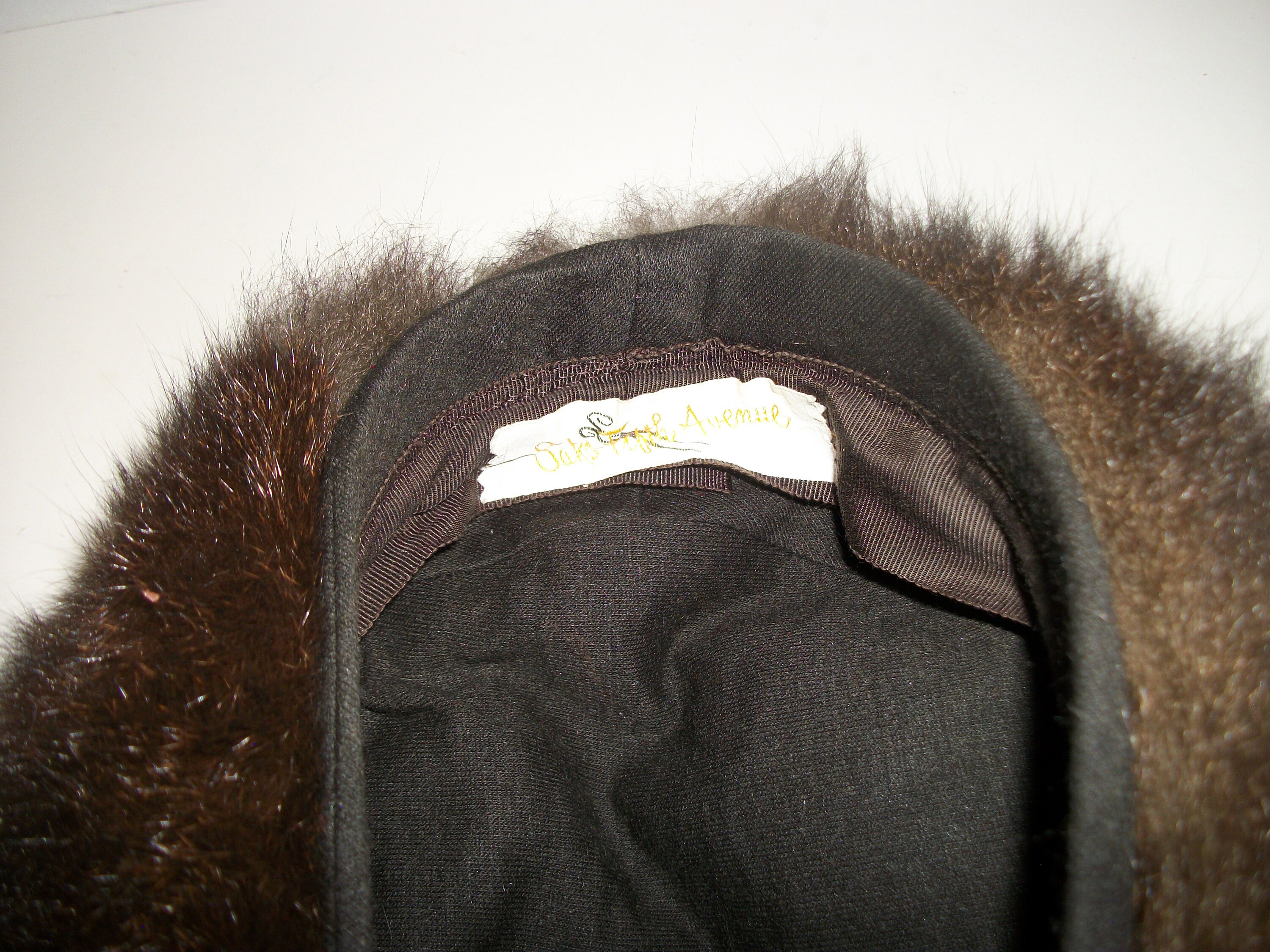 Vintage Saks Fifth Ave Brown Fur Dr. Zhivago Pillbox Hat Etsy