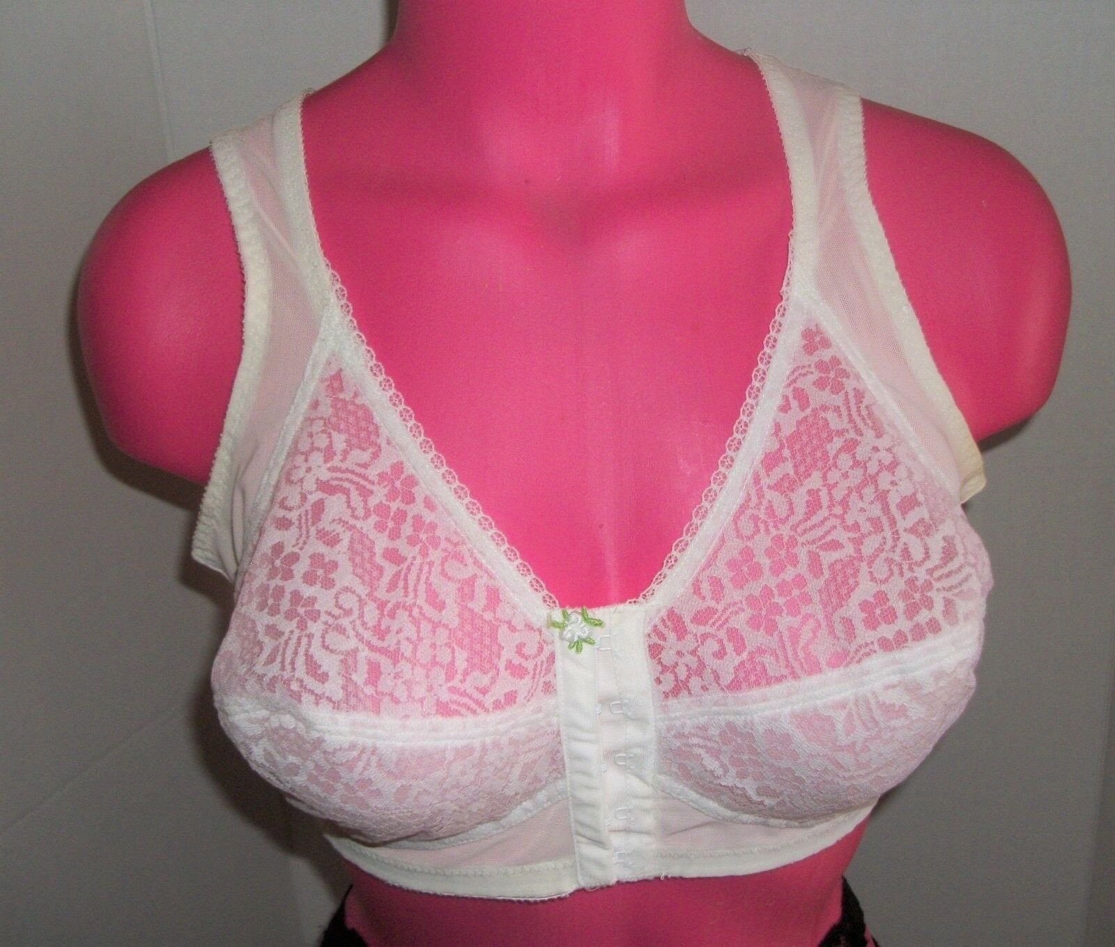 Front Closure Long Line Bra by Gelmart Vintage Size 44D 8236 BLACK -   Canada