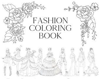 Fashion Coloring Book for Adults & Children