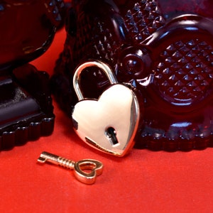 Metal Heart Padlocks