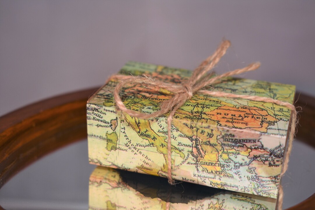 Hidden Treasures Map Box - Etsy