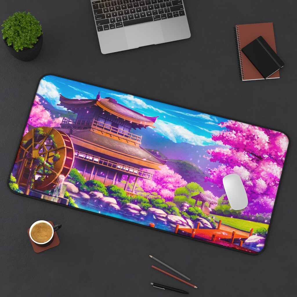 Japanese Minka Anime Desk Mat Forest Large Mouse Pad XXL Etsy UK