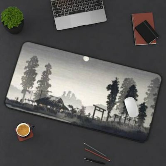 Japanese Traditional Landscape Desk Mat XXL Full Desk Etsy
