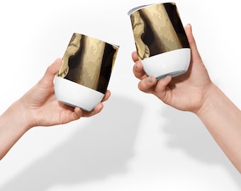 Caldron of bones. Wine Tumbler