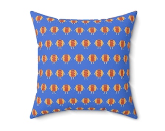 Stubby Lil Weenie. Spun Polyester Square Pillow