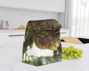 Cicada shell. It was in a hurry. Polyester Lunch Bag