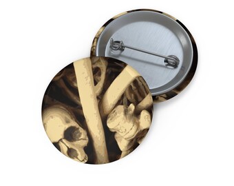 Caldron of bones. Pin Button