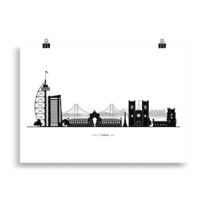 Poster Skyline Lisbon