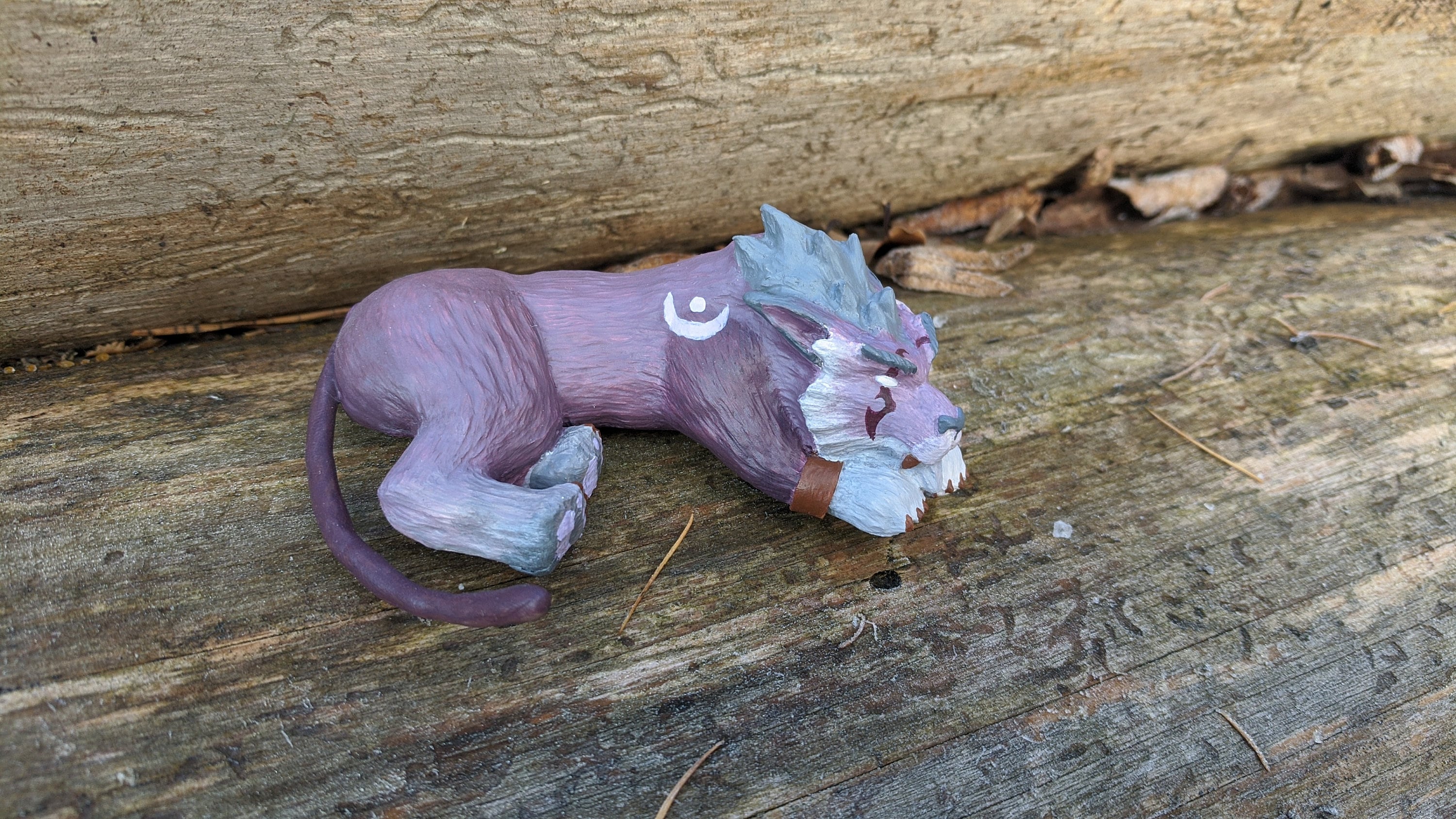 World of Warcraft feral cat figurine | Etsy