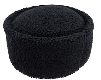 Russian Hat Black Sheepskin Kalpak Hats Handmade Turkish Cossack