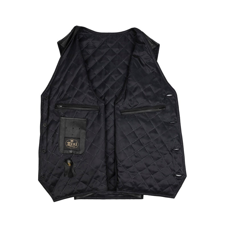 Mens Genuine Leather Vest: Classic Meets Modern with High-Quality Craftsmanship - Stylish & Versatile - Unique Gift for Him - Perfect for Any Occasion