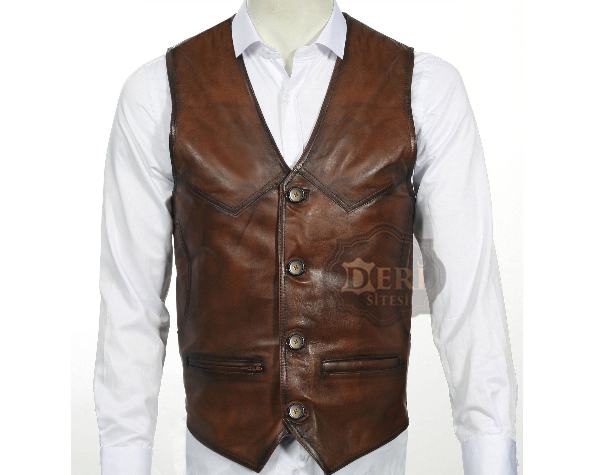 Leather Jerkin - Etsy Leather Jerkin - Etsy