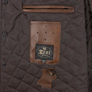Mens Brown Leather Vest - 100% Lamb, Soft Sheepskin, Free Fast Shipping - Unique Gift for Him