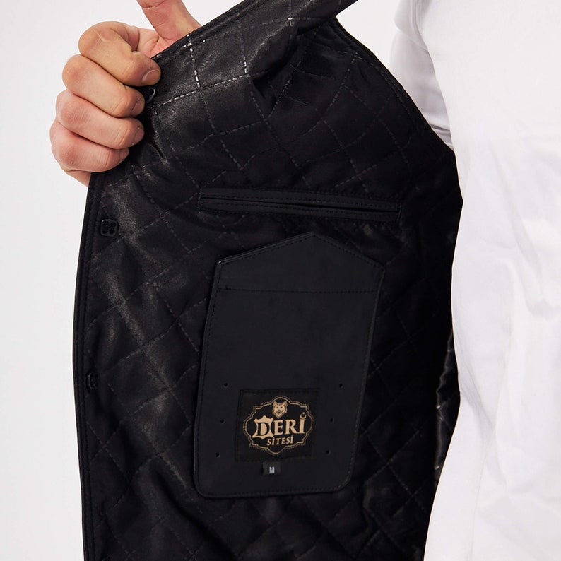 Mens Genuine Leather Vest: Classic Meets Modern with High-Quality Craftsmanship - Stylish & Versatile - Unique Gift for Him - Perfect for Any Occasion