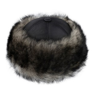 Lambskin Fur Winter Hat – Handmade Unisex Shearling Leather Cap, Warm Sheepskin Cold Weather Headwear