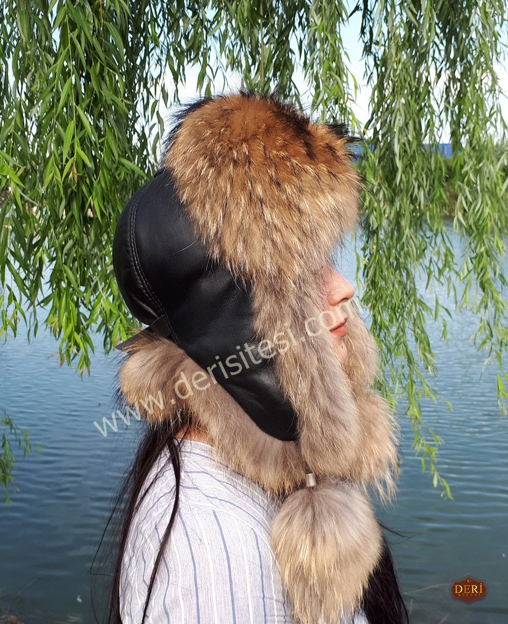 Squirrel fur hat deals