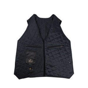 Men's Leather Vest Black - Premium 100% Lamb Leather - Sheepskin - Free Shipping - Unique Gift for Him - High-Quality Craftsmanship