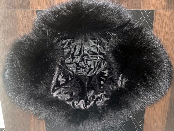 Black Fox Fur Trapper Hat – Men display picture 1