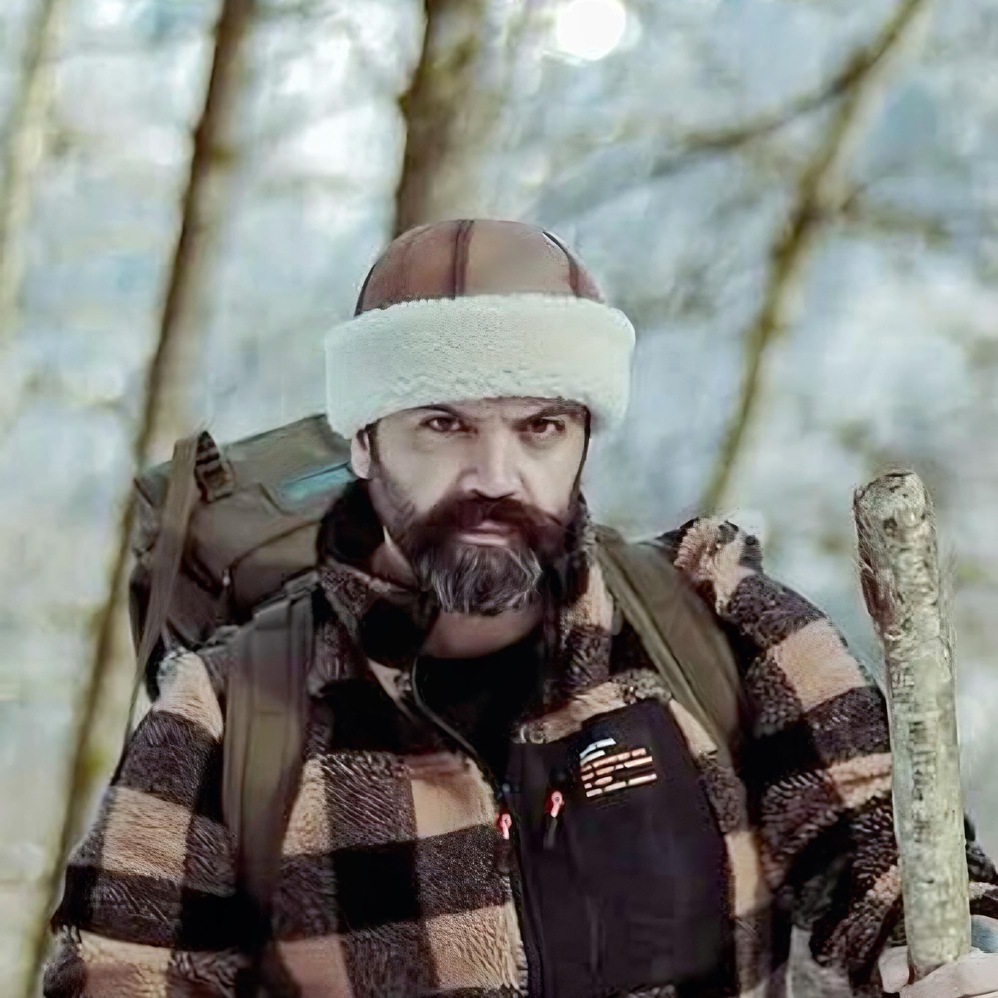 Men's Winter Outdoor Hat, Camping Hats - Genuine Leather - Sheepskin Beanie - Fur Lining Cap