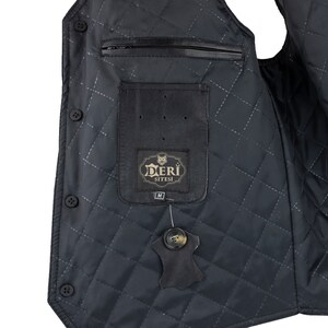 Mens Genuine Leather Vest: Classic Meets Modern with High-Quality Craftsmanship - Stylish & Versatile - Unique Gift for Him - Perfect for Any Occasion